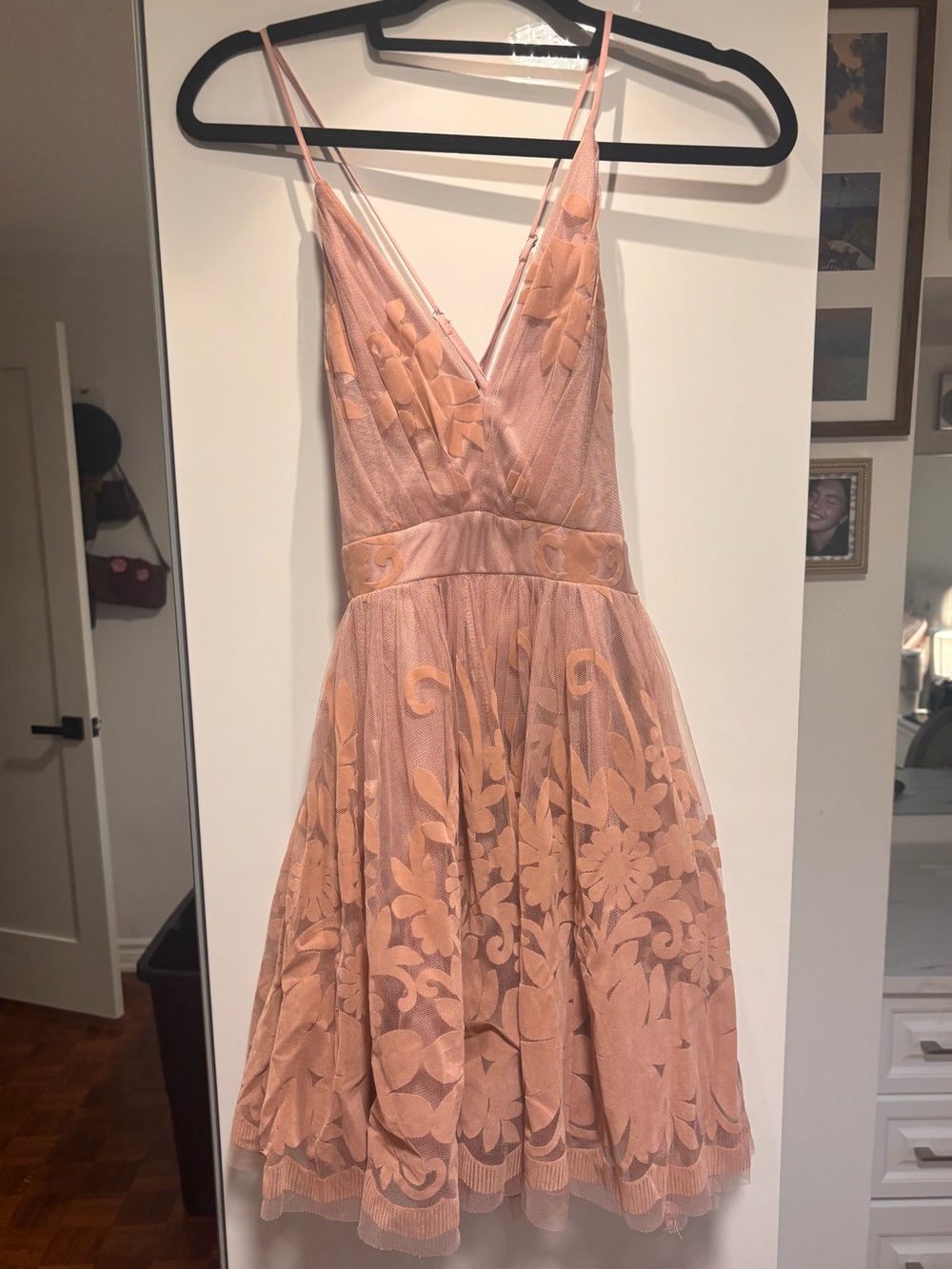 Sleeveless Dress in Blush Pink